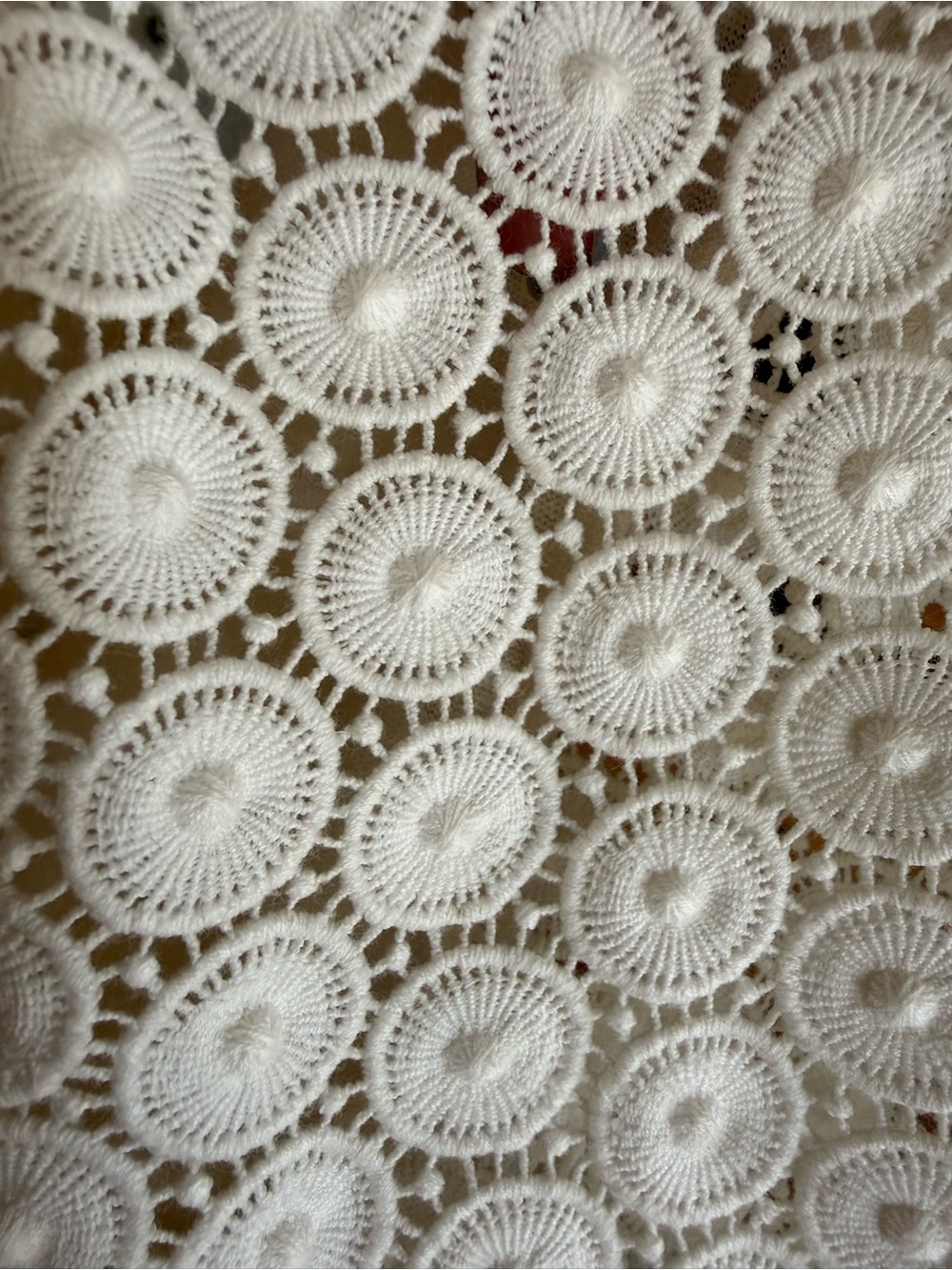 Tory Burch Ivory Circular Lace Blouse - Picture 4 of 7